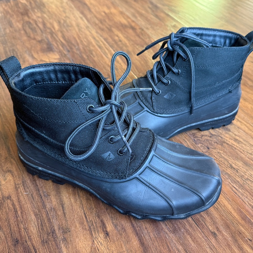 Sperry Top-Side Mens Black Duck Chukka Boot